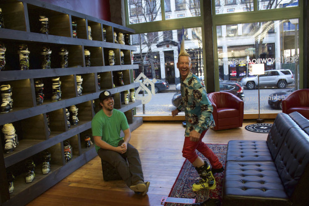 Boot fitters will make you happy. Glen Plake is happy