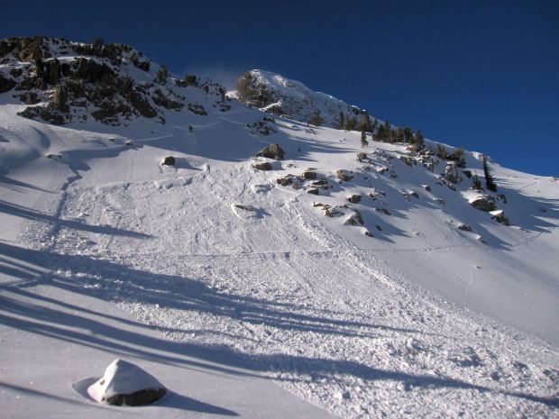 Carson Pass area avalanche today.