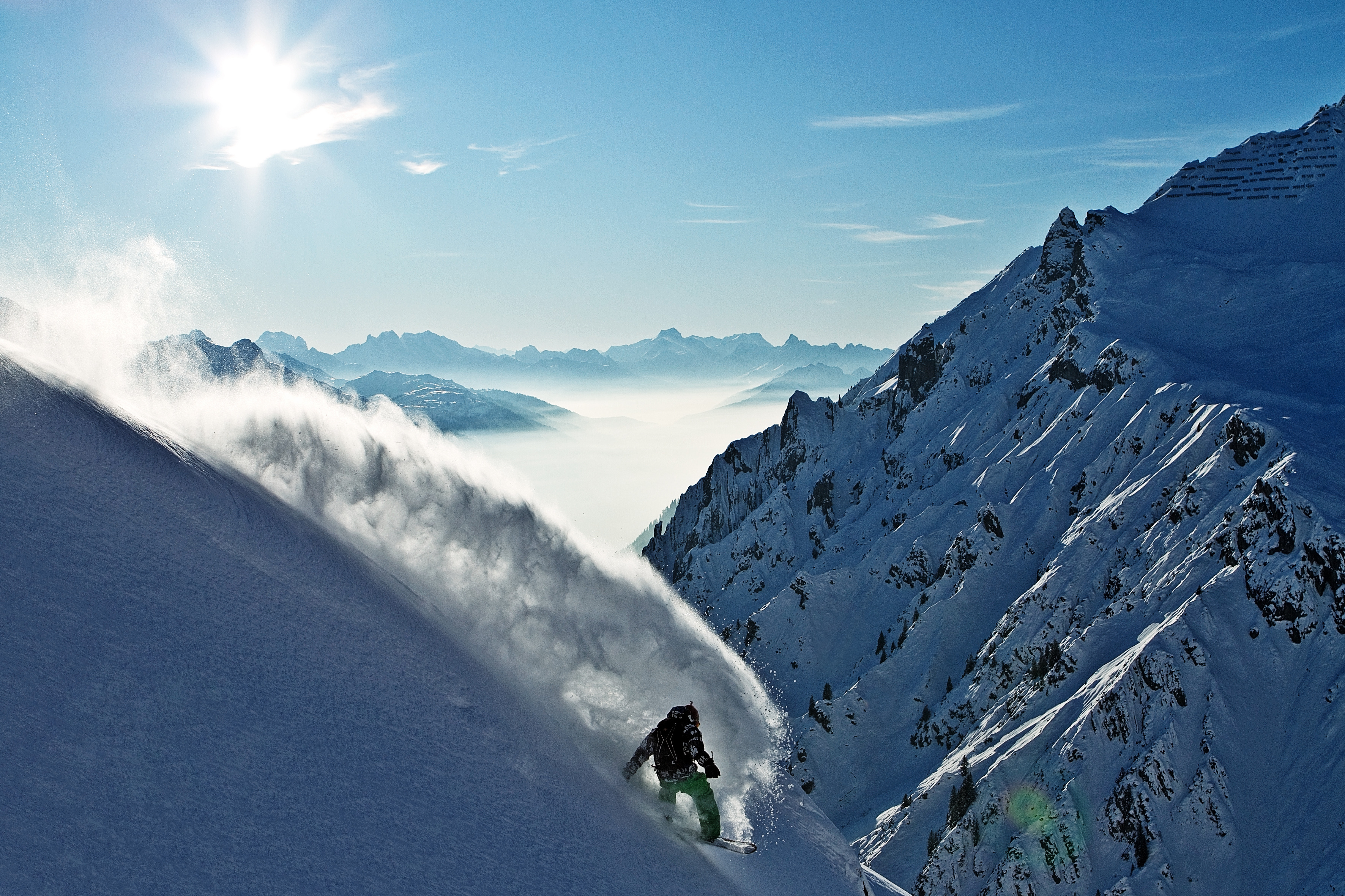 Blower powder - Rider: Chris Schnabel. Photografer: Markus Gmeiner