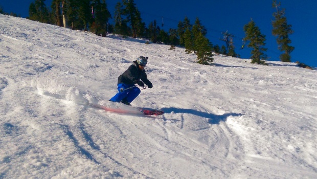 Dylan ripping East Face