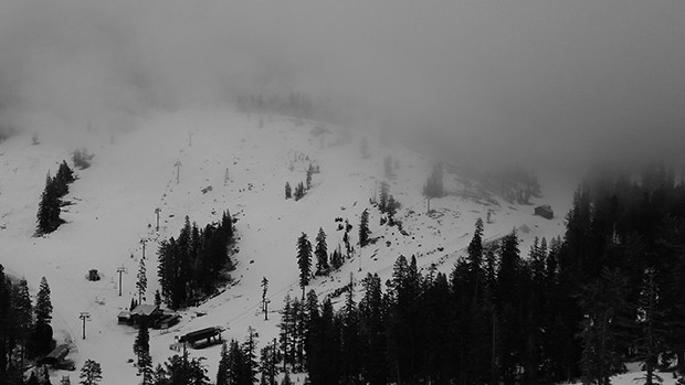 Christmas Tree and Mt. Lincoln Express rising into the clouds