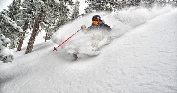 Taos pow during the late February 77" snow cycle.