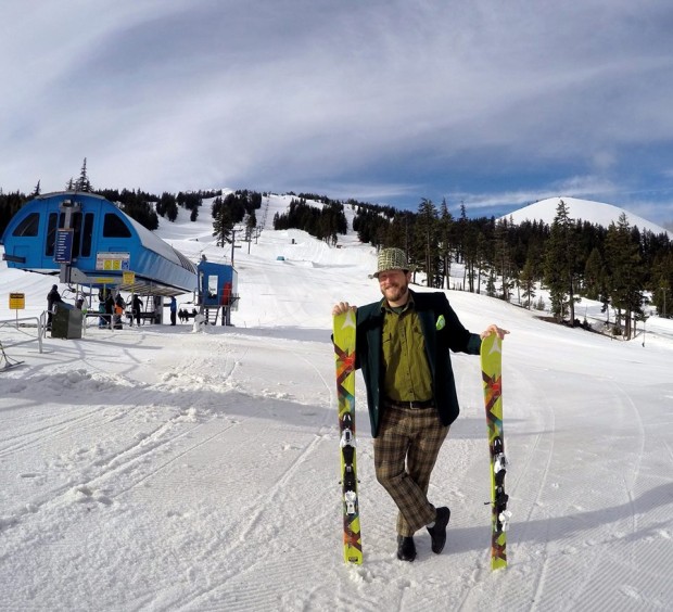 Mt. Bachelor, OR on St. Patty's day.