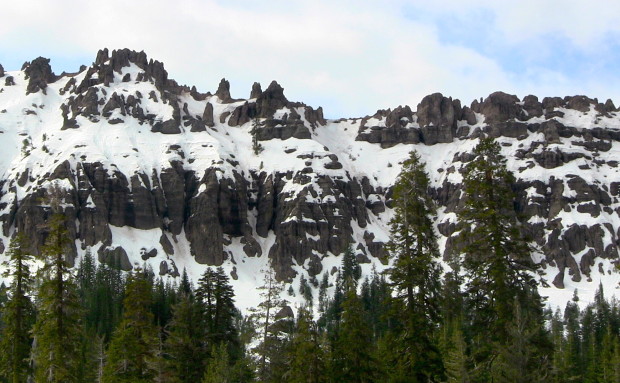 The Palisades at Sugar Bowl, the gnarliest inbounds terrain in Tahoe.