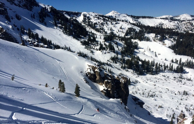 Slashing every lip north of Donner Pass
