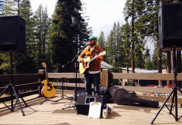 Great musician on the deck today. McLean was his name, I think.
