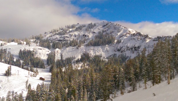Mount Lincoln looking more Winter than Spring