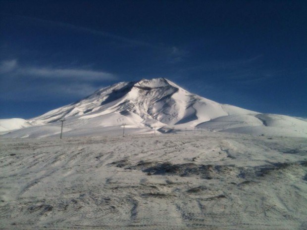 Corralco, Chile on April 17th, 2015.  This is where the US Ski Team trained in 2014.