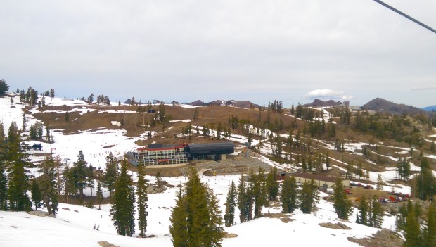 Gold Coast building at Squaw yesterday.