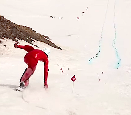 SNOWBOARD SPEED RECORD