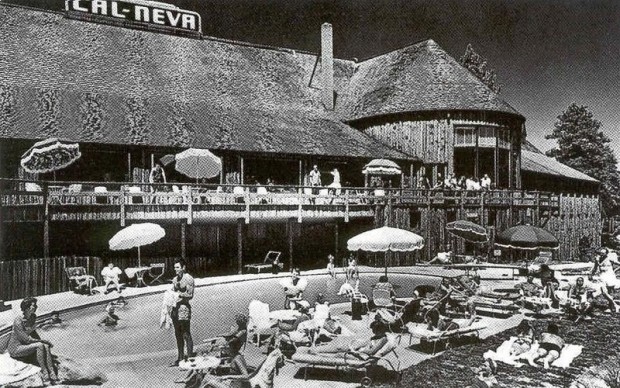 Cal Neva swimming pool.