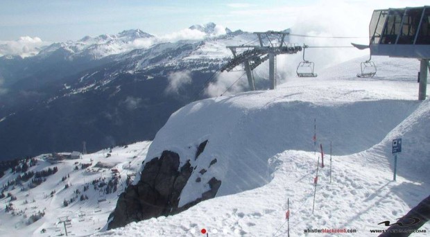 Whistler, B.C. looking good yesterday.