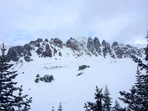 The first view of our objective and her monster cornice