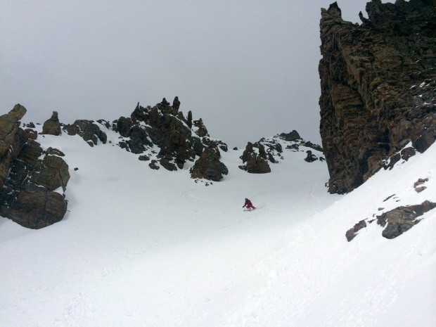Pearl Couloir Ski