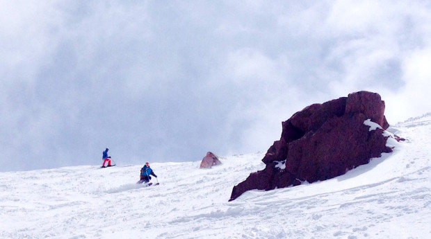 The Andy Hays dropping into one of the Wipe Out chutes today off 23.