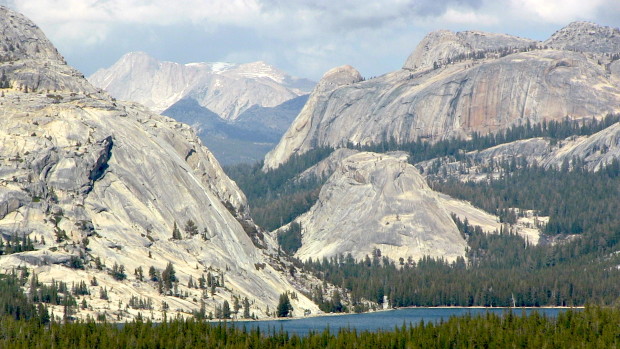 Tanaya Lake and Mt. Conness in Yosemite yesterday.
