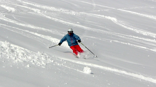 Pow off Chair 23 on Saturday.