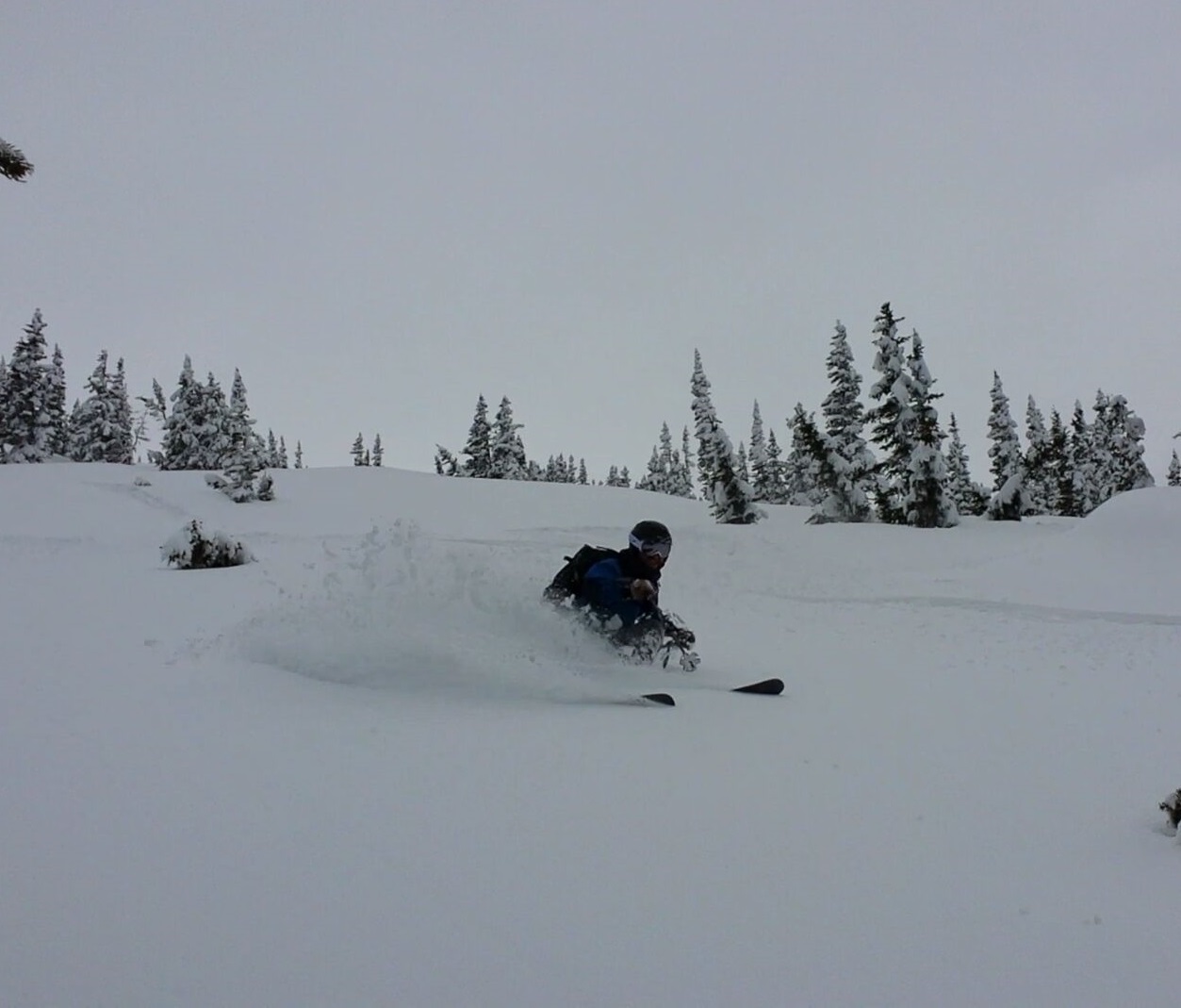 Arapahoe Basin, CO yesterday. Full on 14" powder day. photo: aaron rice/snowbrains