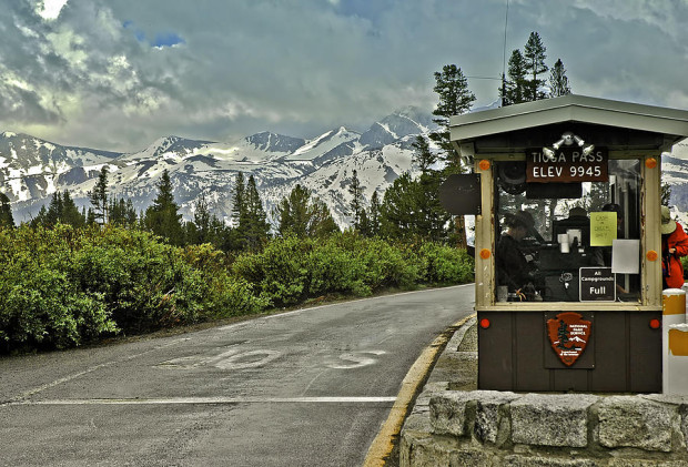 Tioga pass was looking like this until last week when an 18" storm hit. Another big storm is hitting Tioga right now.