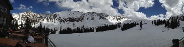 Arapahoe Basin yesterday.