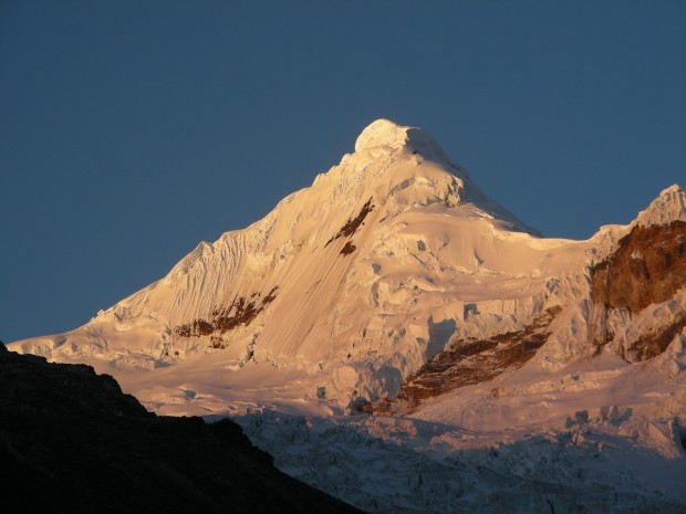 19,800-foot Tocllaraju in Peru's Cordillera Blanca.