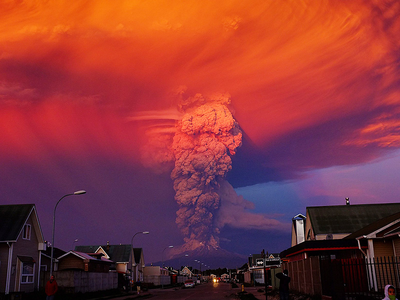 Calbuco in April 2015. photo: epa