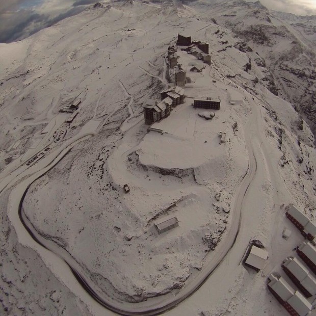 Valle Nevado yesterday