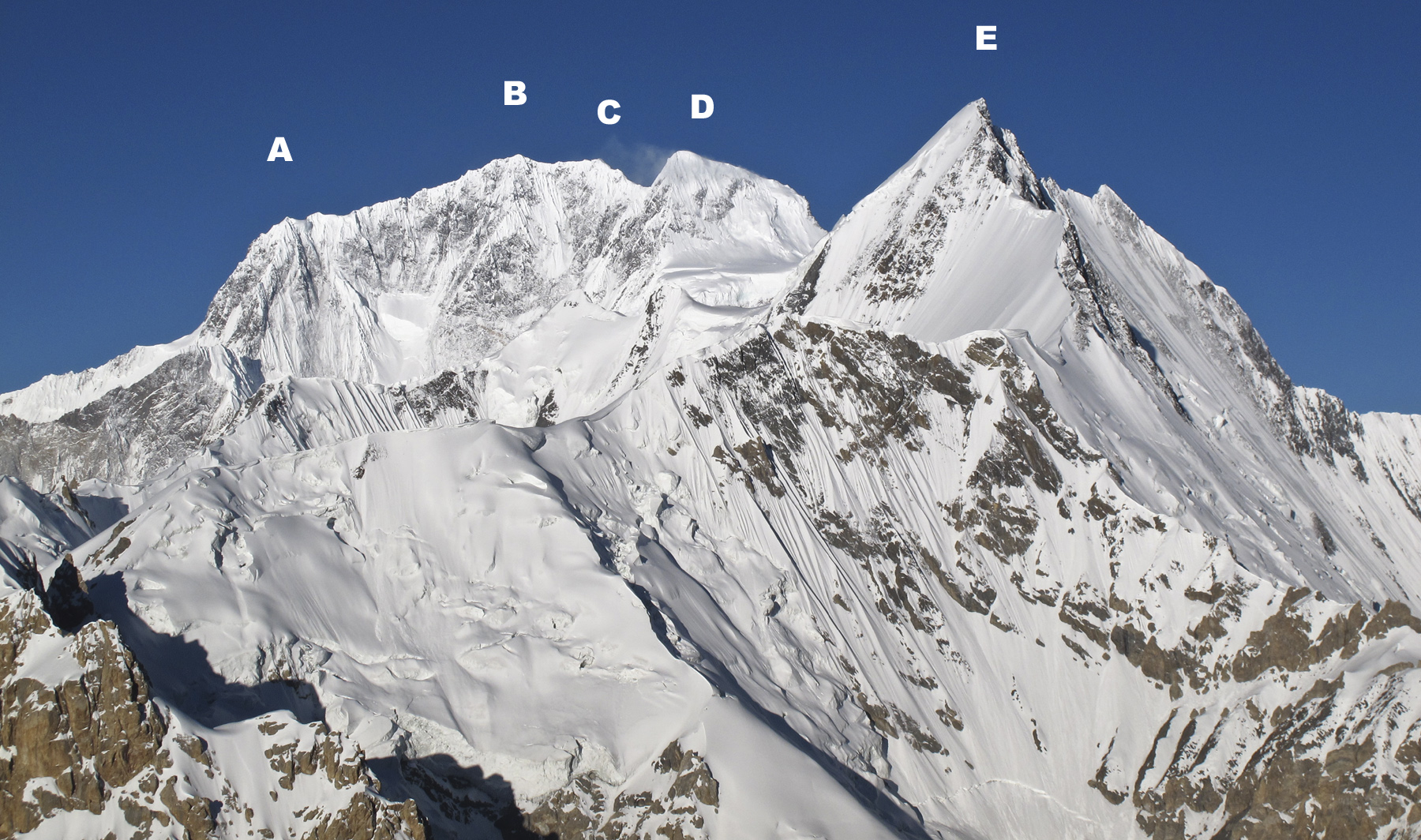Broad Peaks many summits.