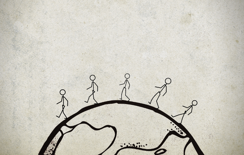walk around the Earth.
