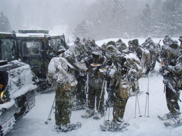 Cold Marines. Hot Food.