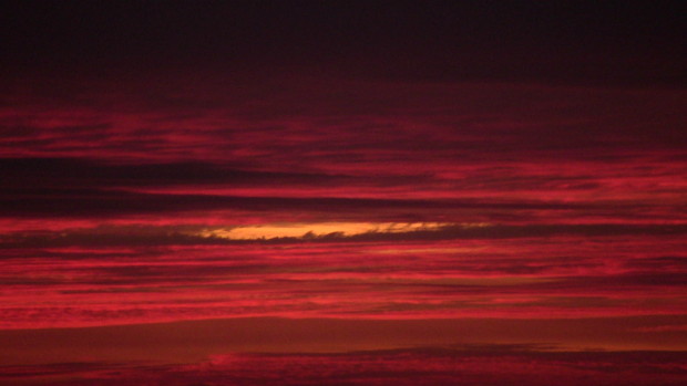 Incredible Punta de Lobos, Chile sunset in July.