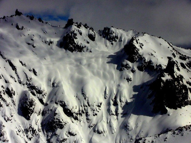Little AK sidecountry at Catedral ski resort, Barilioche, Argentina.  photo:  miles clark