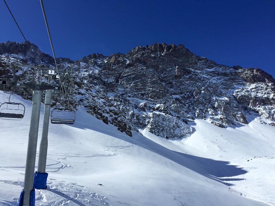 Plateau at Portillo, Chile this week. photo: andrew rumph/snowbrains