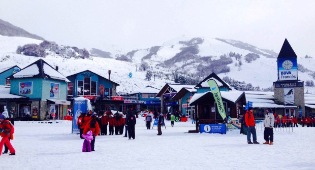 Snow down to the base today.  Yes!
