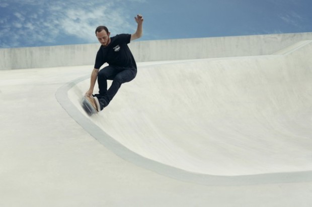 Ross rides the Lexus Hoverboard