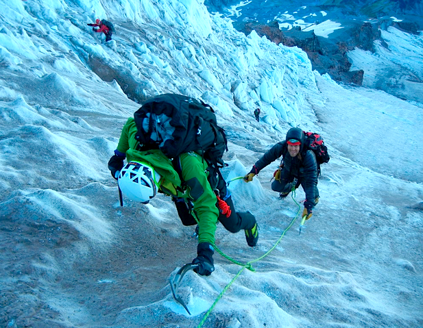 Kautz route, Mt. Rainier.