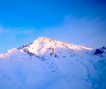 AERIAL FOOTAGE OF LAS LENAS, ARGENTINA.