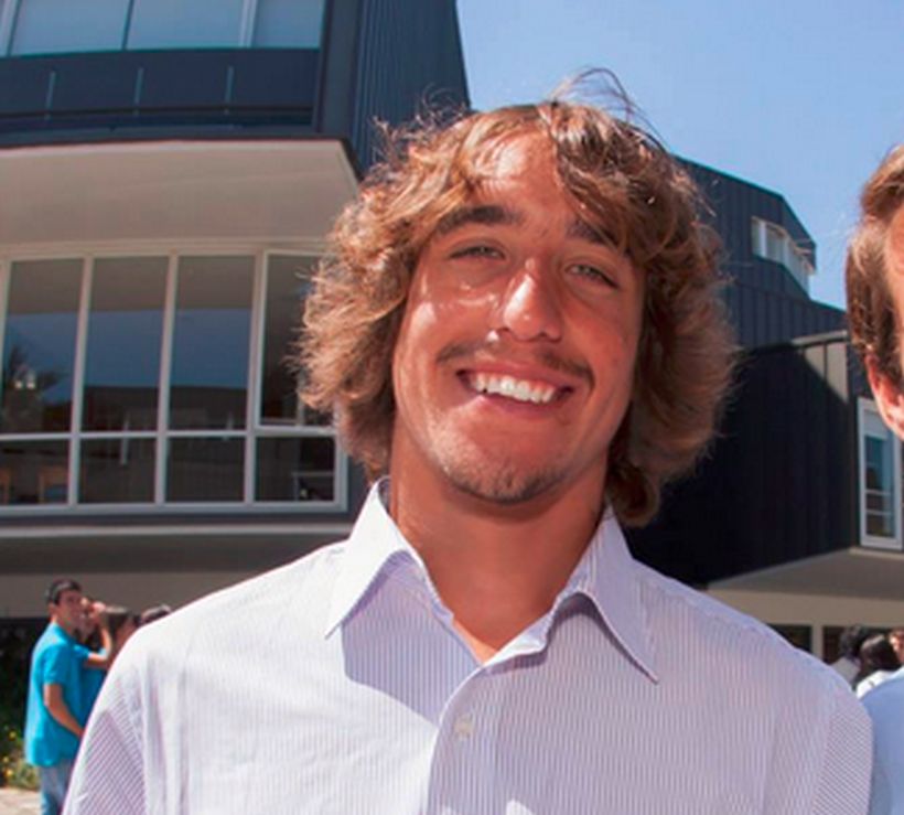 Luciano Cueneo Olhaberry was a university student, a skier, and competitive skimboarder. photo: facebook