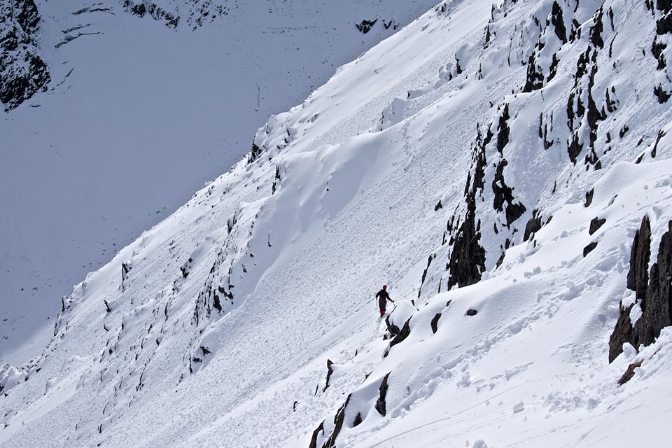 Crow's Pass area in the Chugach Mountains, AK today. photo: friends of the chugach avalanche information center