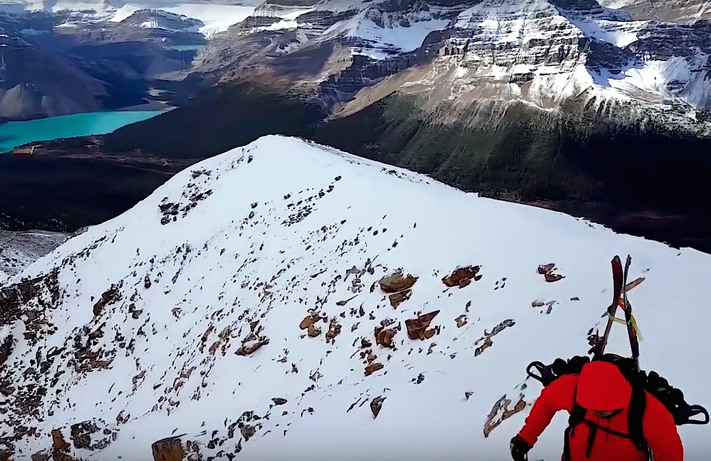 obervation subpeak, canada snowboard mountaineerin