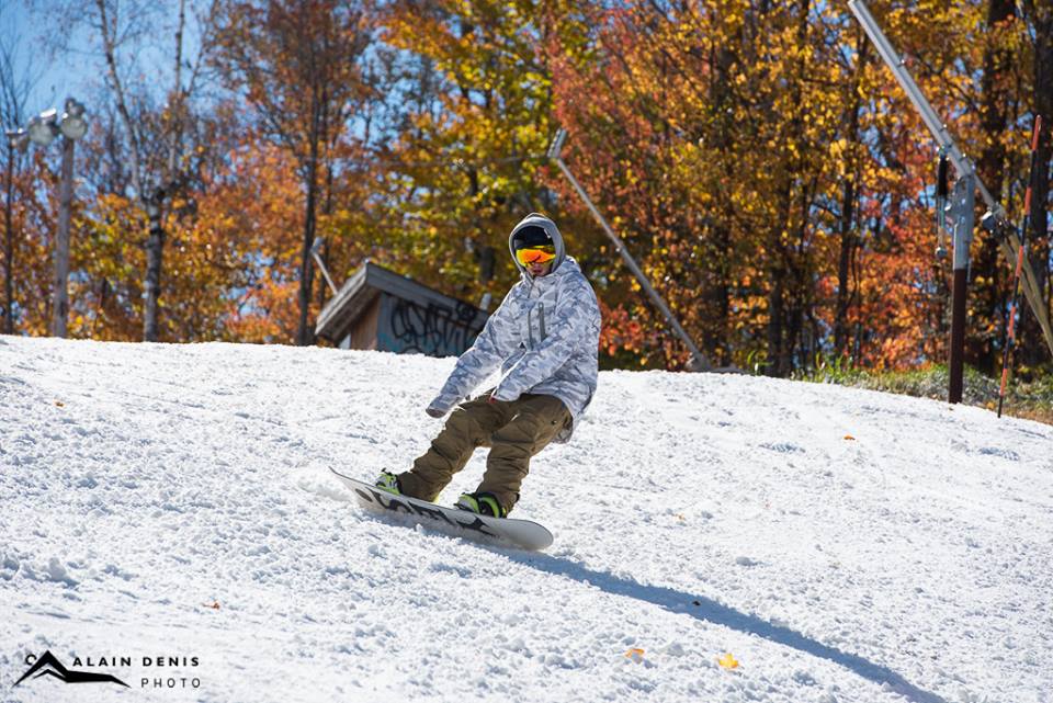 Mont Saint-Sauveur, Canada on opening day, Oct. 19th, 2015.