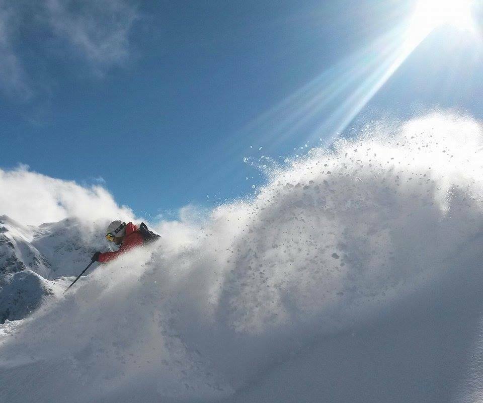 Full on powder skiing at Siverton, CO yesterday. photo: silverton