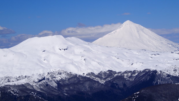 Quetrupillan and Lanin volcanoes
