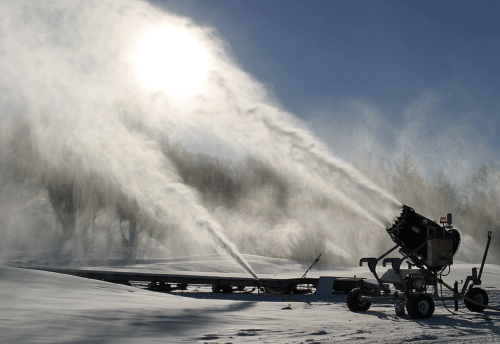 Snow making!