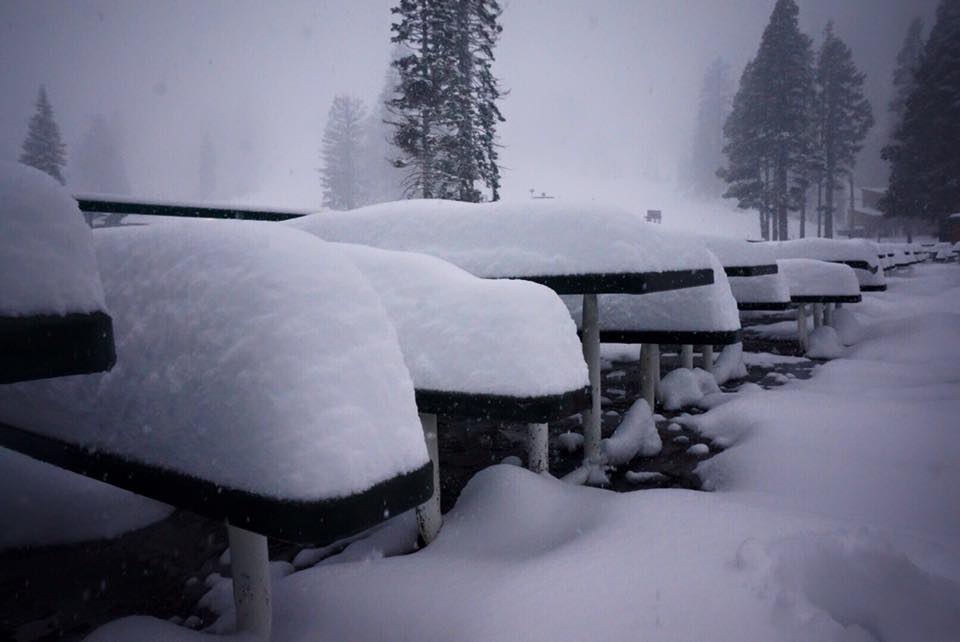 Squaw Valley, CA today at 8am. photo: squaw