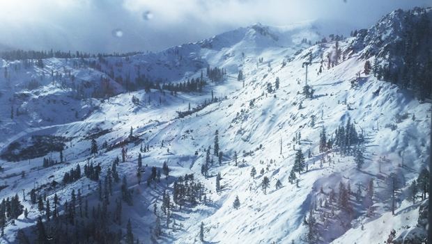 Tower 16 and Headwall Face starting to shape