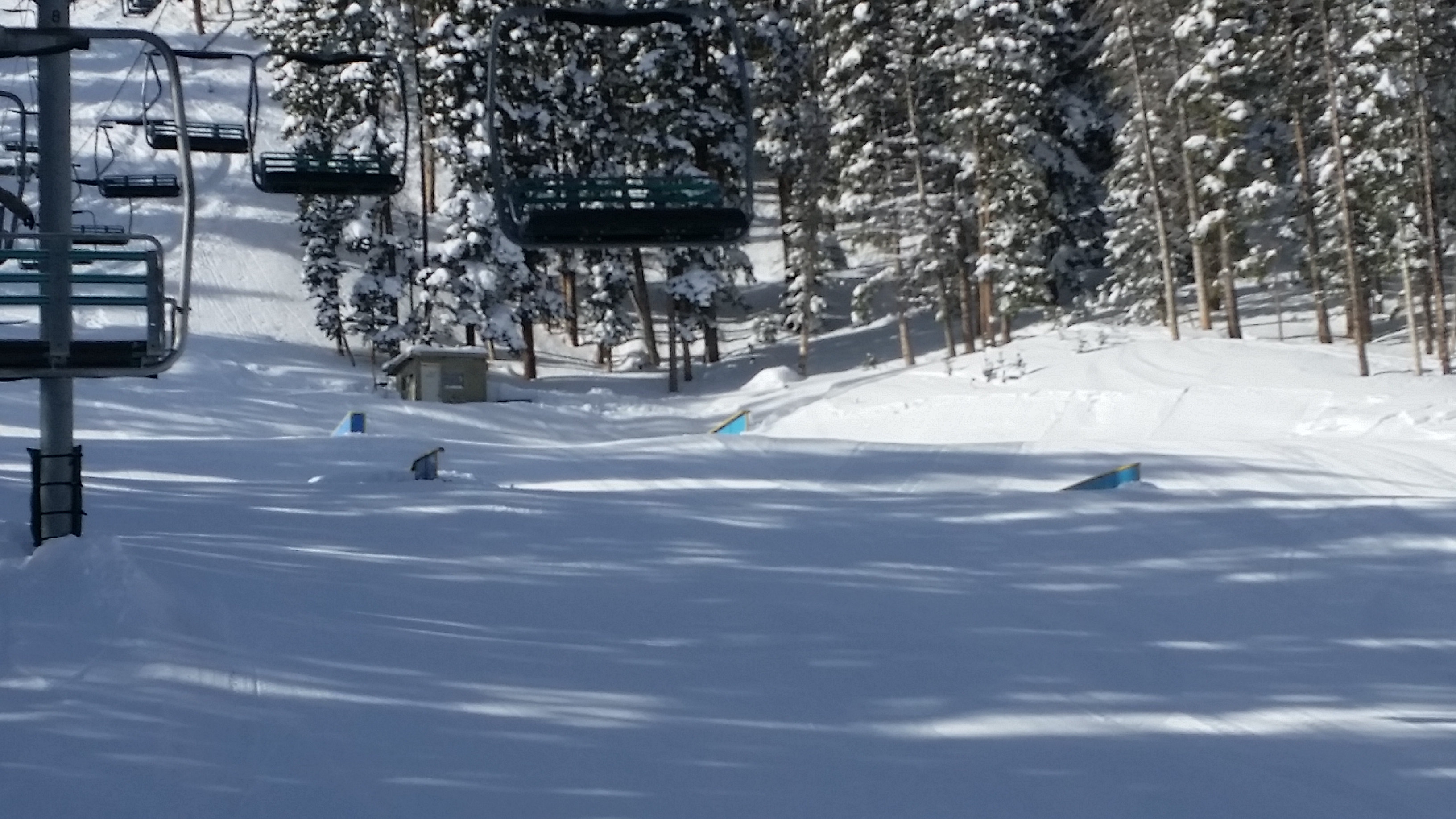 Up-park view from the chairlift