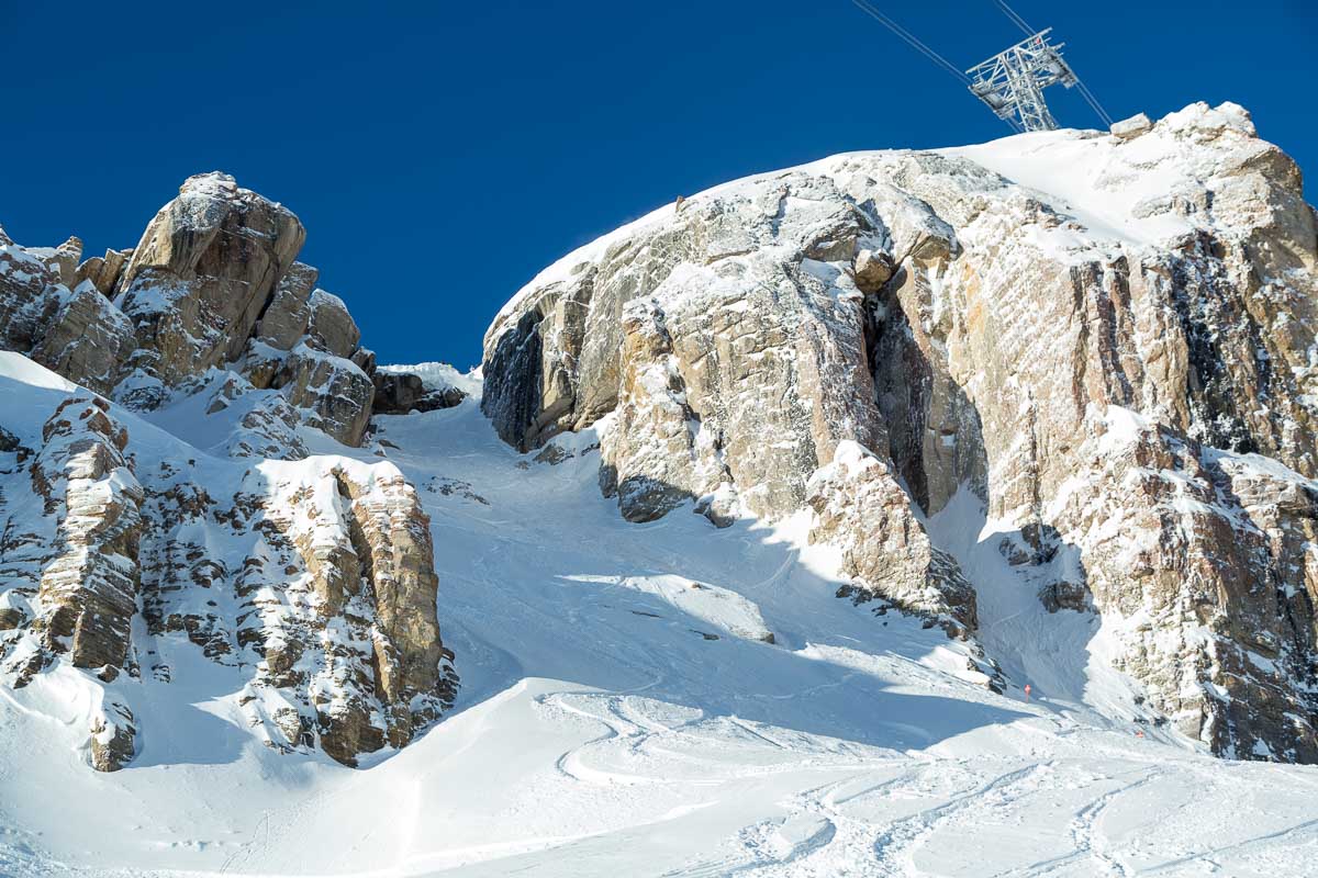 Corbet's Couloir today. photo: jackson hole