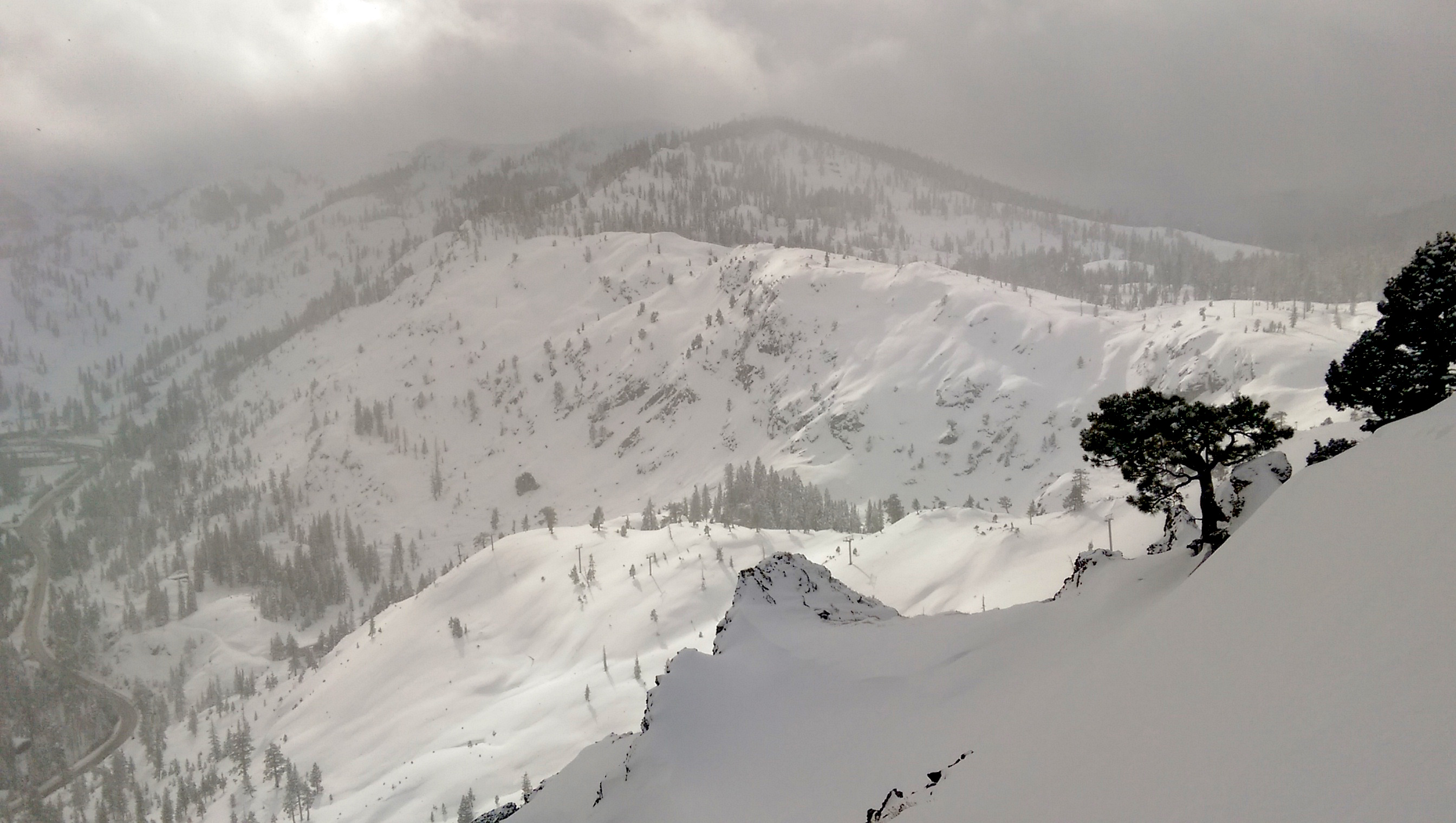 White Wolf from KT-22 yesterday. photo: snowbrains