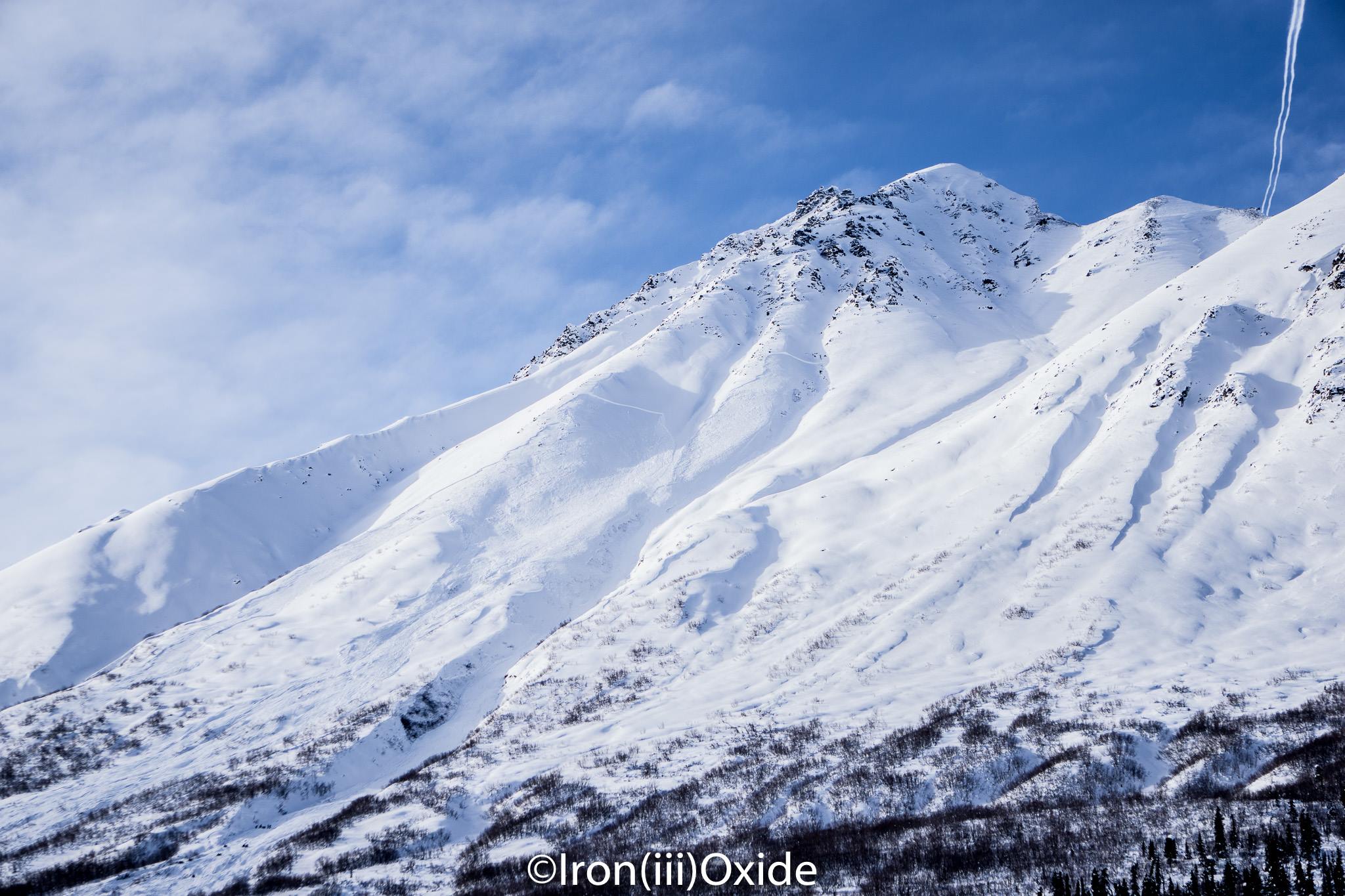 "Fatal avalanche in Eureka area on Saturday, Feb.27th 2016. Probe line can be seen in lower lefthand corner." - CNFAIC